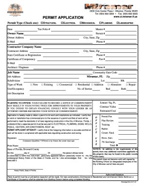 miramar permit search